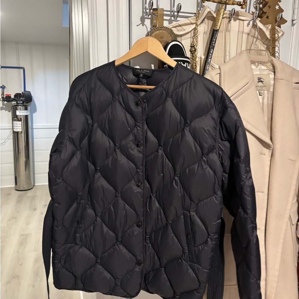 Rag & Bone Black Puffer Jacket